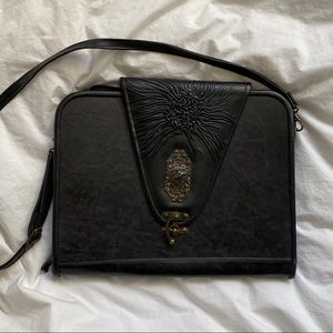 Vintage leather portfolio